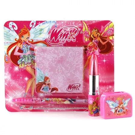 Batoh školní na kolečkách Cool 4-dílný set, jahůdky a tři holky