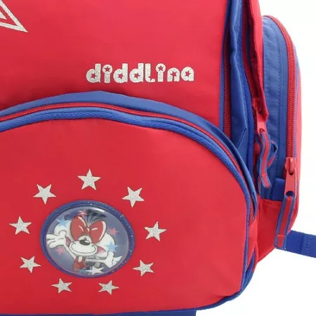 Školní batoh trolley Diddlina, hvězdičky a mávající myška