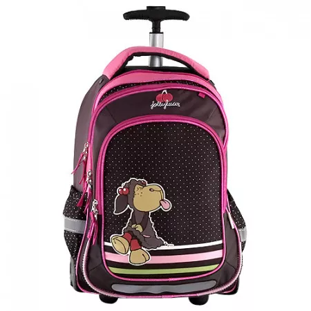 Batoh školní na kolečkách Nici, ovečka Jolly Lucy 