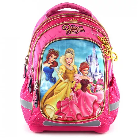 Školní batoh Princess, tři princezny a hrad