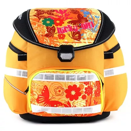 Školní batoh se svítícím elementem Leasyn, Lucky Girl/Smart Strap