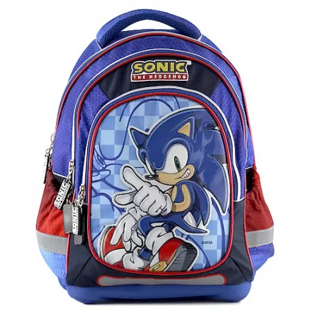 Školní batoh Sonic, s postavičkou ježka