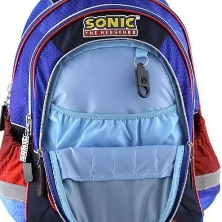 Batoh školní Sonic, s postavičkou ježka