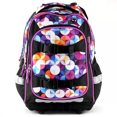 Školní batoh Target, barevné kroužky