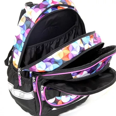 Školní batoh Target, barevné kroužky