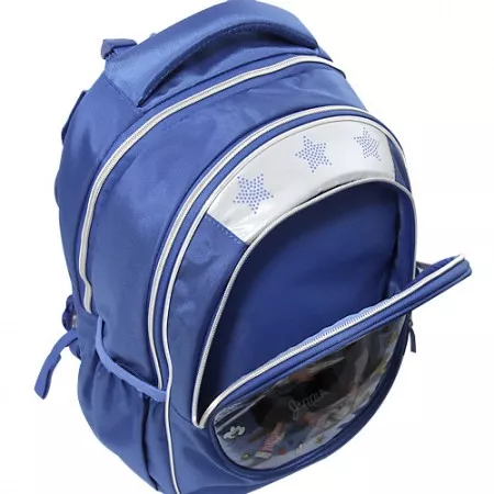Batoh školní Top Model, Jenny a Liv, modrý