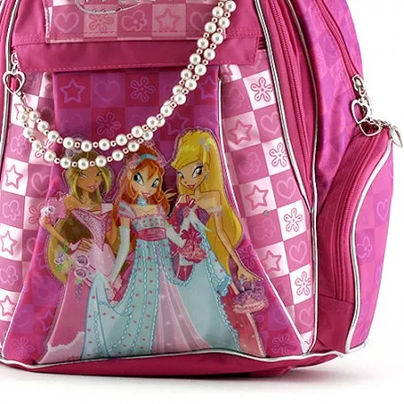 Školní batoh Winx Club, tři víly princezny