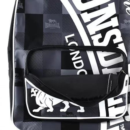 Batoh sportovní Lonsdale, šedo-černý