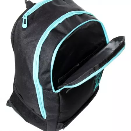 Sportovní batoh Target, černý s modrým nápisem