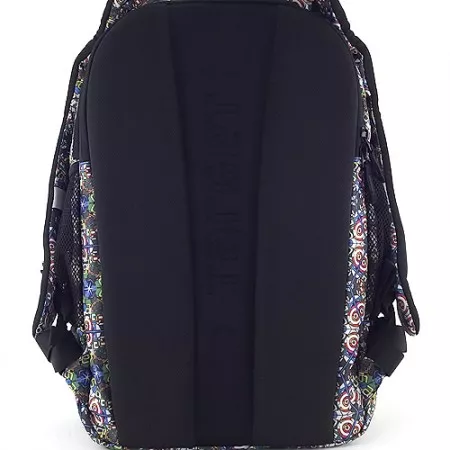 Sportovní batoh Target, černý s barevnými ornamenty 