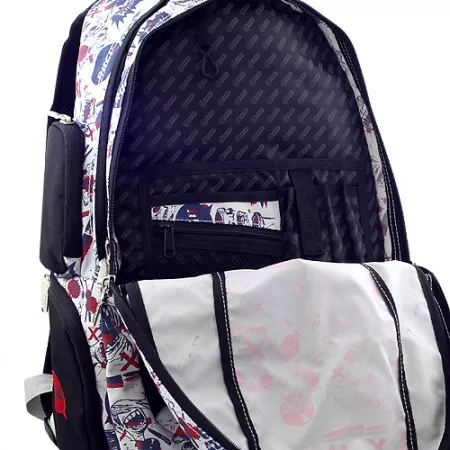 Sportovní batoh Target, šedý s barevným potiskem