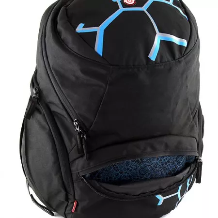 Sportovní batoh Target, černo-modrý ornament