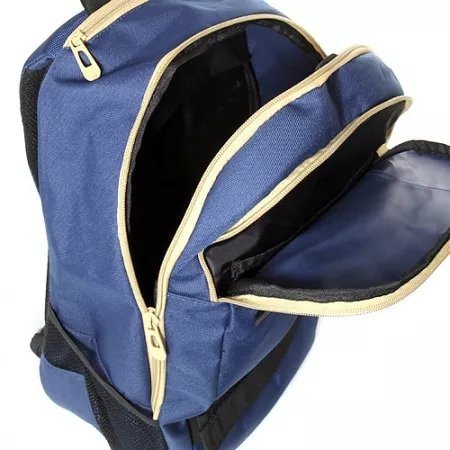 Sportovní batoh Target, tmavě modrý s béžovým nápisem