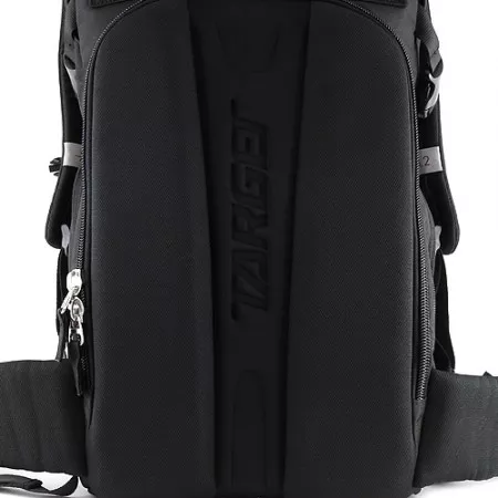 Sportovní batoh Target, tmavě šedý s černými zipy
