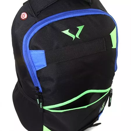 Sportovní batoh Target, modrý a zelený zip
