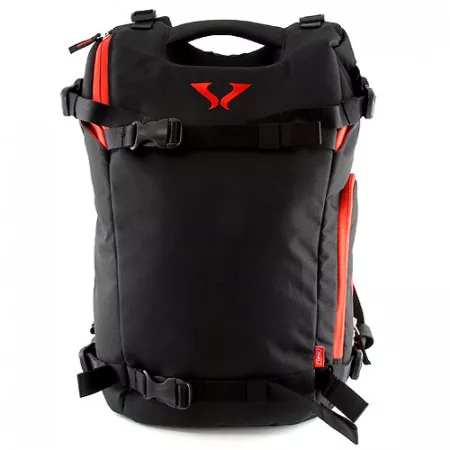 Sportovní batoh Target, černý s červeným lemováním
