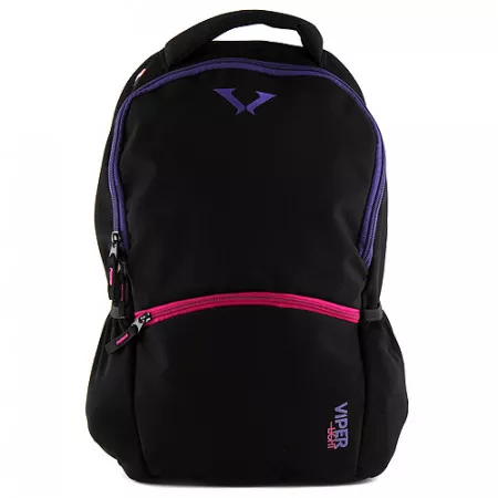 Batoh sportovní Target Viper, fialový a růžový zip