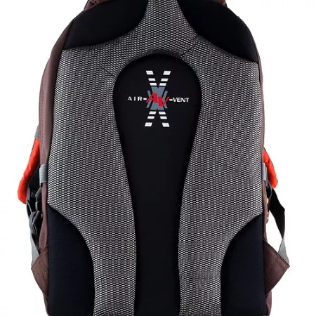 Batoh studentský Explore, hnědo-oranžový, 46 x 30 x 18cm