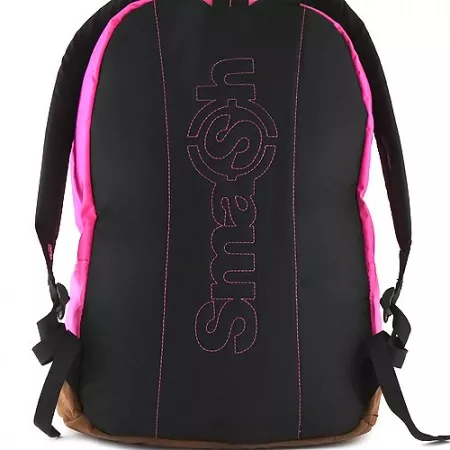 Studentský batoh 056991 Smash, zářivě růžový, semišový pruh