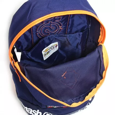 Studentský batoh 062374 Smash, námořnická modř, koženkový pruh