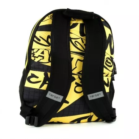 Studentský batoh 056527 Spray Ground, černo - žlutý, grafity
