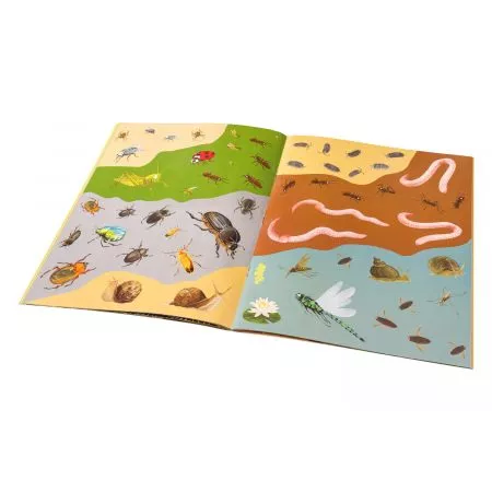 BROUČCI, MOTÝLI a další potvůrky – Kniha samolepek