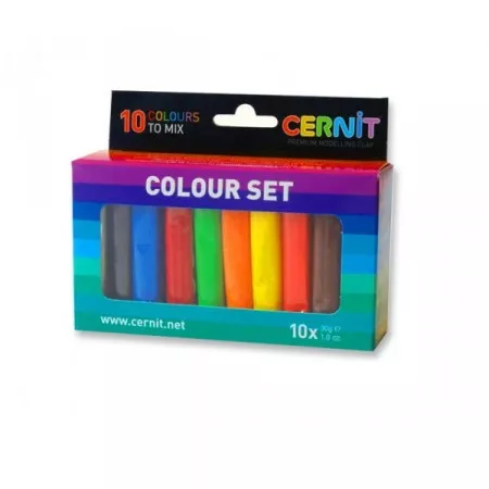 Cernit Multicolour set 10x30g