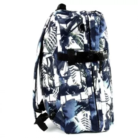 Cestovní batoh Eastpak, tmavě modrý, palmy