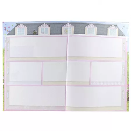 Create Your Kreativní sada Sweet Home Béžový domek s modrými okny