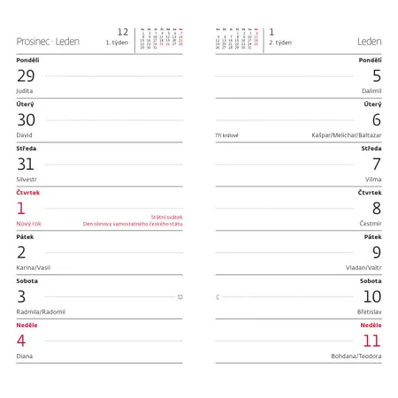 Čtrnáctidenní diář Napoli design 5 (PN02-05-26)