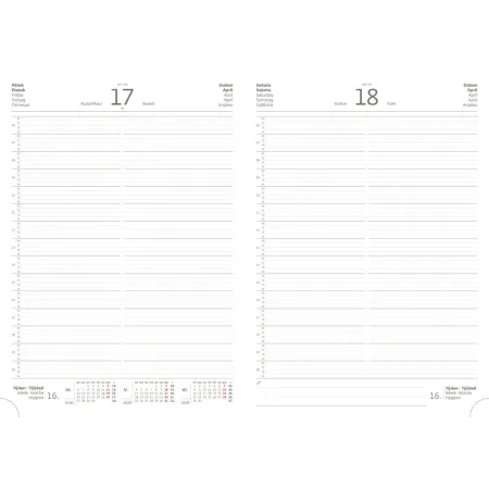 Denní diář A4 Print Classic černý (DP412-01-26)