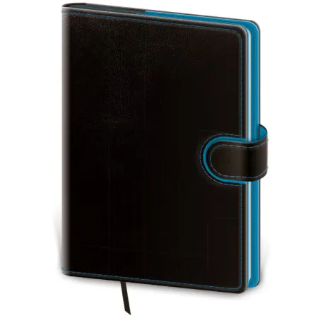 Denní diář A5 Flip černo/modrý (DFL422-2-26)