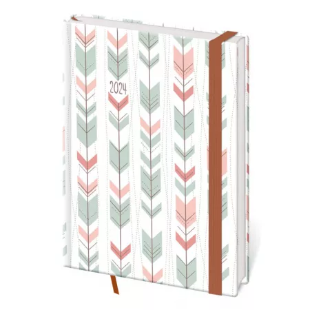 Denní diář A5 Lyra design 1-5 s gumičkou (DLY422-2-24)