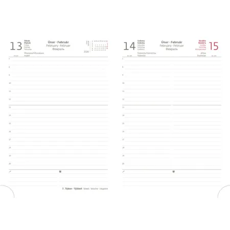 Denní diář A5 Old Karachi černý (DK422-1-26)