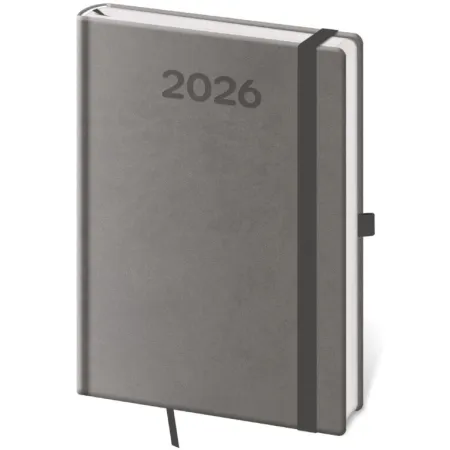 Denní diář A5 Print Pop šedý (DPP422-13-26)