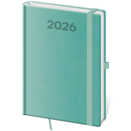 Denní diář A5 Print Pop světle zelený (DPP422-08-26)