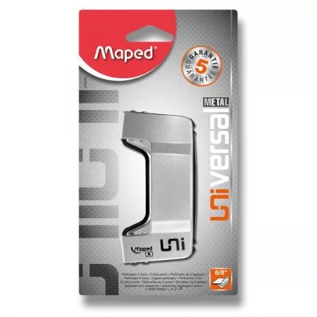 Děrovačka Maped Universal 6 na 6 listů, mix barev