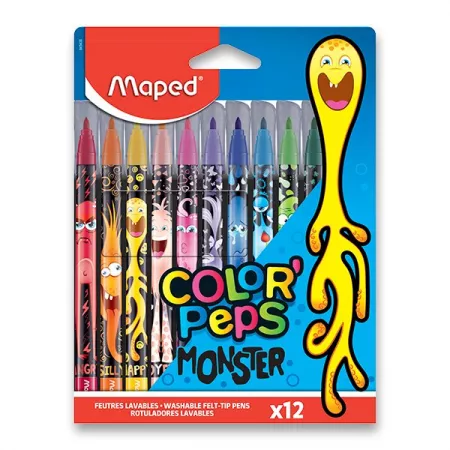 Dětské fixy a pastelky Maped Color'Peps Monster