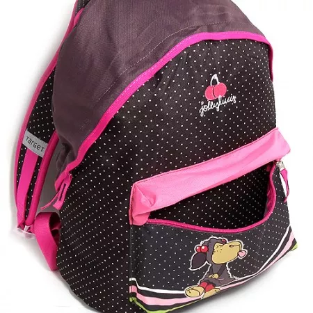 Dětský batoh Nici, Jolly Lucy, hnědý s puntíky