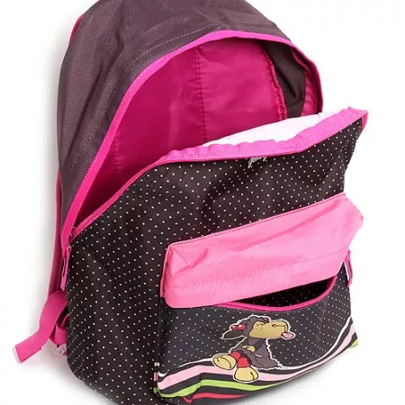 Dětský batoh Nici, Jolly Lucy, hnědý s puntíky