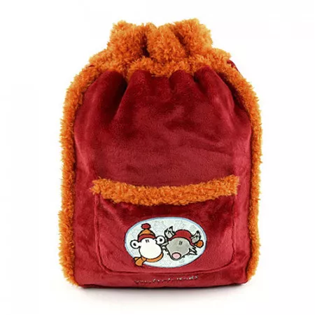Dětský batoh Sheepworld, ovečka a vlk, červeno-oranžový