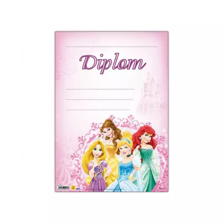 Dětský diplom A4 MFP DIP04-Y03 Disney (Princess)