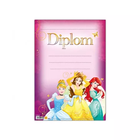 Dětský diplom A4 MFP DIP04-Y09 Disney (Princess)