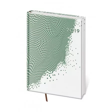 Diář HELMA 2019 DV423-4-19  týdenní A5 Vario - Green