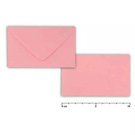 Dopisní obálka 2 MFP růžová PI25 5,5cmx10cm, na vizitky
