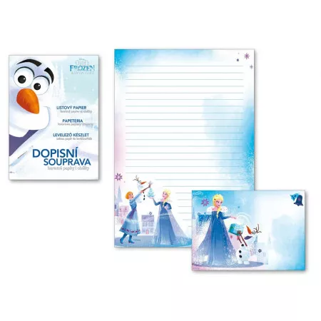 Dopisní papír MFP barevný LUX 5+10 Disney (Frozen)