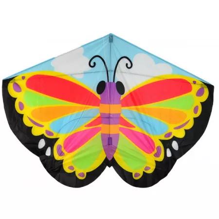 Drak létající 138x110cm motýl nylonový