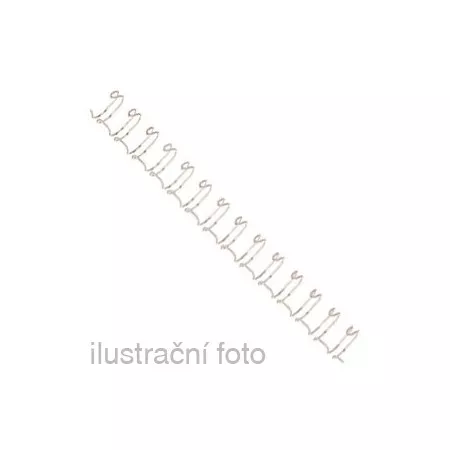 Drátěné hřbety GBC 3:1, A4/100 ks, 12 mm, bílé