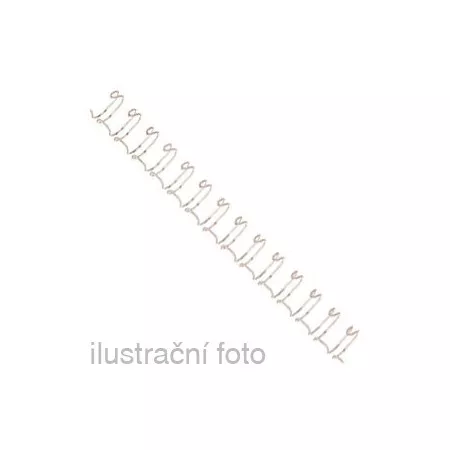 Drátěné hřbety GBC 3:1, A4/100 ks, 8 mm, bílé