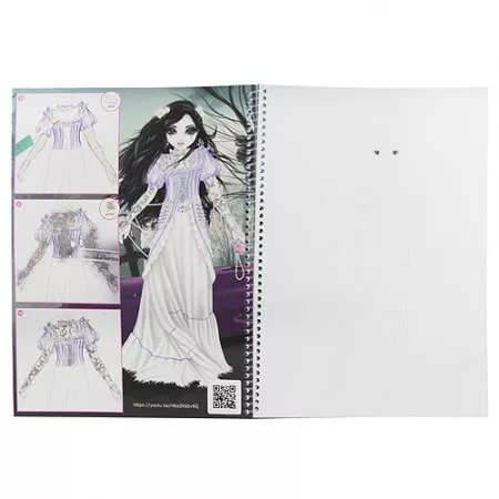 Fantasy Model Omalovánky Top Model Vlk, 275 samolepek a QR kód